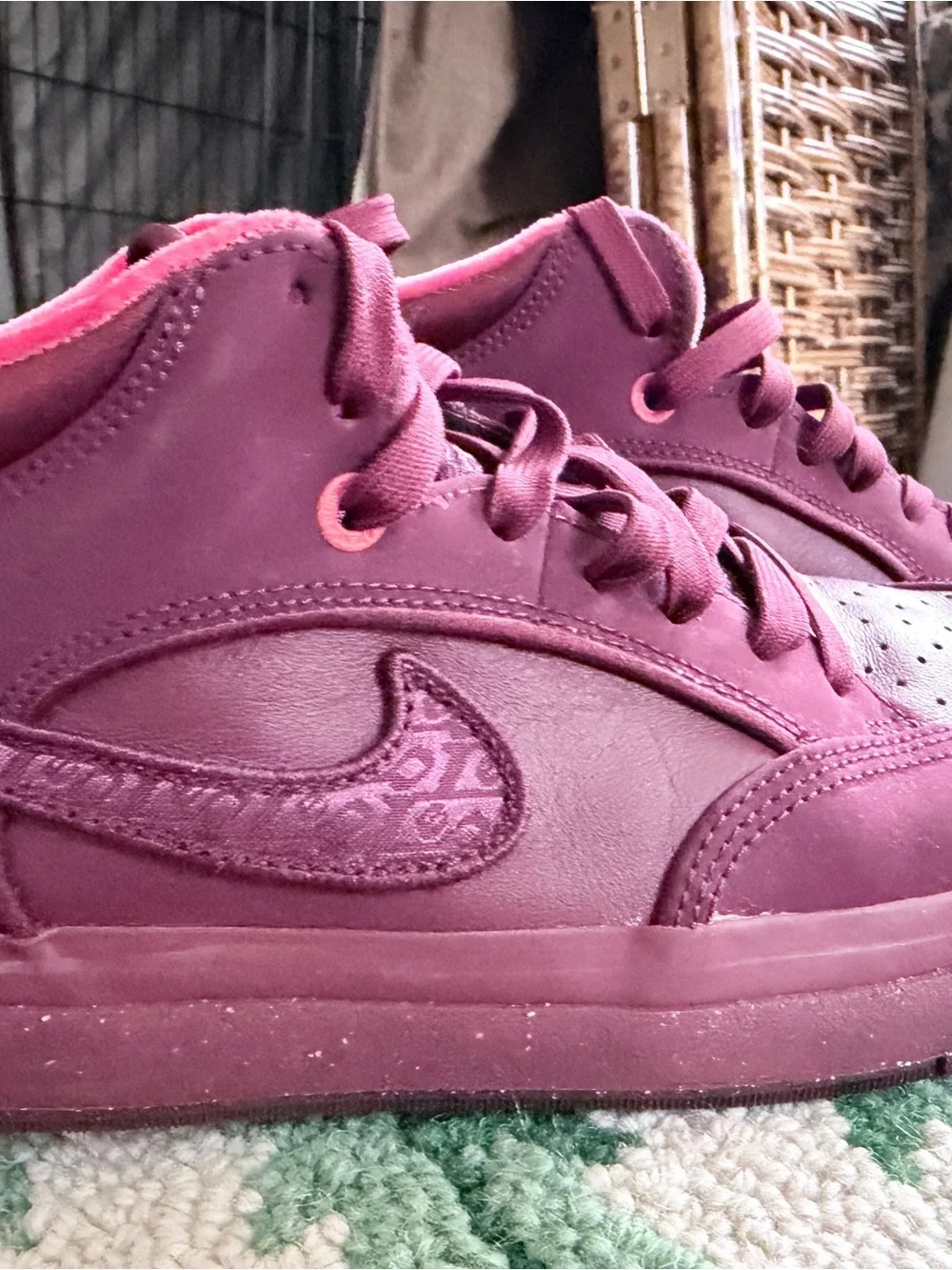 Nike Leo Baker Red Skate Sneaker